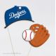 Dodgers Baseball Team Photobooth Accessoires