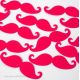 Confettis de Table Moustaches Neon Girl (50 pièces)