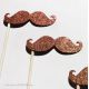 Lot de 3 Moustaches paillettes - Taille Enfant - Photobooth Accessoires
