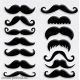 Lot de 14 Moustaches Chic Photobooth Accessoires