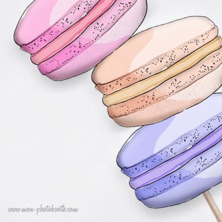 Collier kawaii biche « Macaron dentelle » –