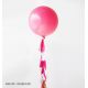 Pompon Franges Tassel - Rose Vif - Papier Soie pour Guirlande DIY