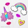 Accessoires Photobooth Licorne