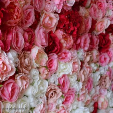 Mur de Fleurs Dégradé - Le Daisy Buchanan
